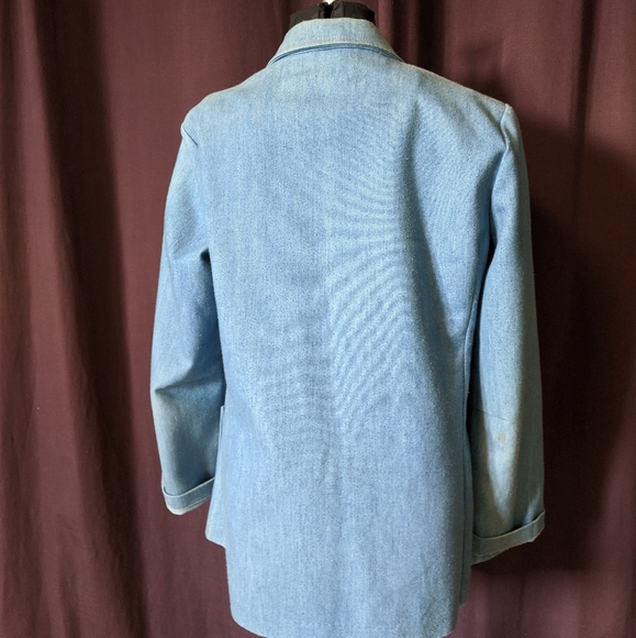 Vintage denim blazer - Picture 3 of 6